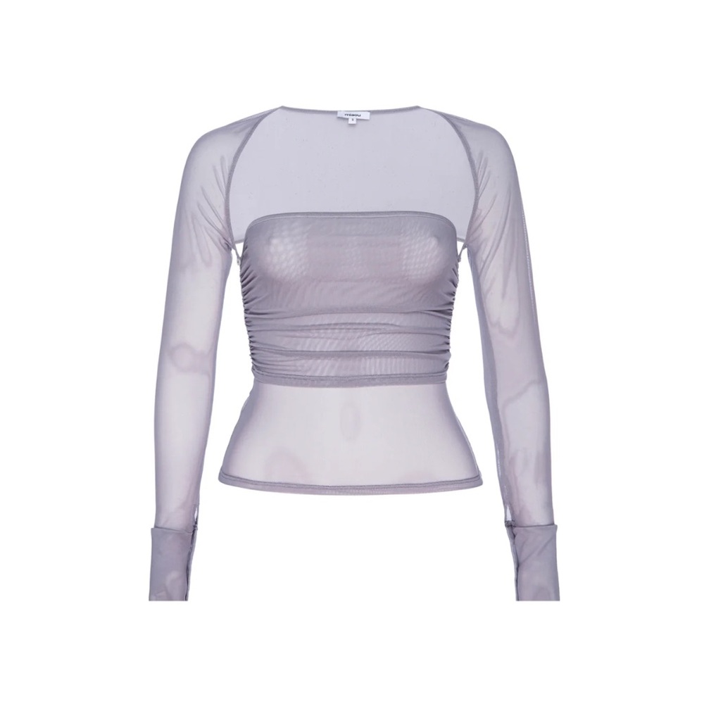 Miaou Iris Top in Smoke Size Medium (NWT)